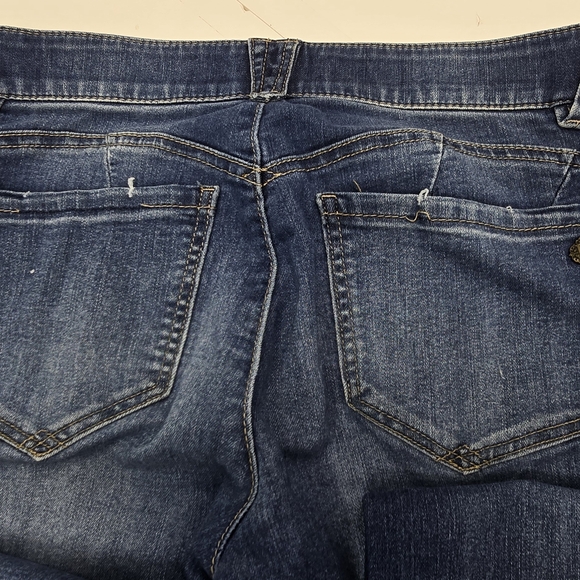 Democracy Dark Blue Straight Leg Jeans - Picture 8 of 9